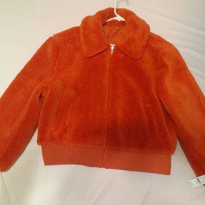 NWT NY & CO Reversible Teddy Bomber Jacket Plus Size